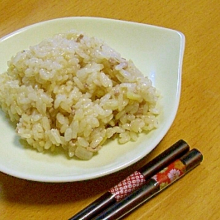 生姜とひき肉の中華風炊き込みご飯